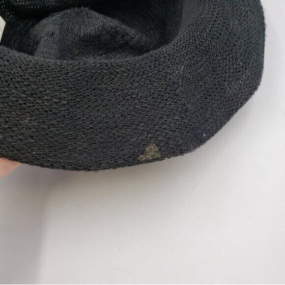 Billabong Black Straw Casual Sun Hat Faux Leather Braided Band O/S - Picture 11 of 12